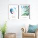 Quadro Frase Diver Mar e Praia 62x43 2-43x30 Filete Marrom