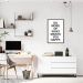 Quadro Frase Do More 60x43 Caixa Marrom