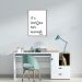 Quadro Frase Hermione It's LeviOsa 60x43 Filete Marrom