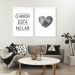 Quadro Frase O Amor esta no Lar 122x86 2-86x60 Caixa Branco