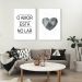 Quadro Frase O Amor esta no Lar 142x100 2-100x70 Filete Branco