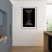 Quadro Frase Poupe Água Beba Vinho 43x30 Filete Preto