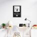 Quadro Gênero Musical Clássica 43x30 Caixa Branco Preto
