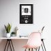 Quadro Gênero Musical Funk 100x70 Caixa Branco Preto