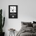 Quadro Gênero Musical Heavy Metal 100x70 Filete Branco Preto