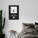 Quadro Gênero Musical Heavy Metal 60x43 Filete Preto Preto