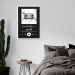 Quadro Gênero Musical Lo-Fi 100x70 Caixa Branco Preto