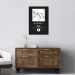 Quadro Gênero Musical Pop 100x70 Caixa Preto Preto