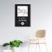 Quadro Gênero Musical Sertanejo 43x30 Filete Branco Preto