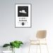 Quadro Gênero Musical Sertanejo 43x30 Filete Preto Branco