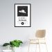 Quadro Gênero Musical Sertanejo 60x43 Caixa Preto Branco