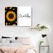 Quadro Girassol Frase Gratidão 142x100 2-100x70 Caixa Branco