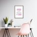 Quadro Girls just wanna be CEO 60x43 Caixa Marrom