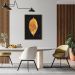 Quadro Gold Leaf 100x70 Filete Marfim