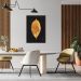 Quadro Gold Leaf 43x30 Filete Marrom