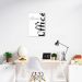 Quadro Home Office 100x70 Filete Branco