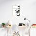 Quadro Home Office 100x70 Filete Marfim