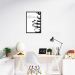 Quadro Home Office 43x30 Caixa Preto