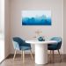 Quadro Horizonte Blue Mountain 120x60 Filete Branco