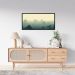 Quadro Horizonte Green Mountain 100x50 Caixa Preto