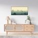Quadro Horizonte Green Mountain 100x50 Filete Marrom