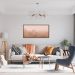 Quadro Horizonte Orange Mountain 120x60 Caixa Marrom