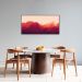 Quadro Horizonte Red Mountain 120x60 Filete Marrom
