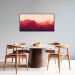 Quadro Horizonte Red Mountain 86x43 Filete Preto