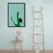 Quadro Infantil Cartoon Jacaré 100x70 Caixa Preto