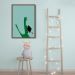 Quadro Infantil Cartoon Jacaré 43x30 Caixa Marrom
