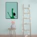 Quadro Infantil Cartoon Jacaré 86x60 Filete Preto