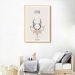 Quadro Infantil Didático Cervo 86x60 Caixa Marfim