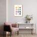 Quadro Infantil English Colors 86x60 Caixa Marfim