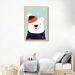 Quadro Infantil Urso na Neve 100x70 Caixa Marfim