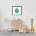 Quadro Infantil Welcome to the World 43x43 Caixa Preto