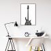 Quadro Instrumento Musical Baixo 43x30 Filete Marrom