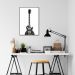 Quadro Instrumento Musical Guitarra 100x70 Filete Marrom