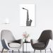 Quadro Instrumento Musical Saxone 100x70 Filete Branco
