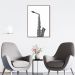 Quadro Instrumento Musical Saxone 100x70 Filete Marrom
