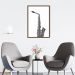 Quadro Instrumento Musical Saxone 43x30 Caixa Marrom