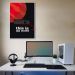 Quadro Jogador de Vídeo Game Desktop 86x60 Filete Branco