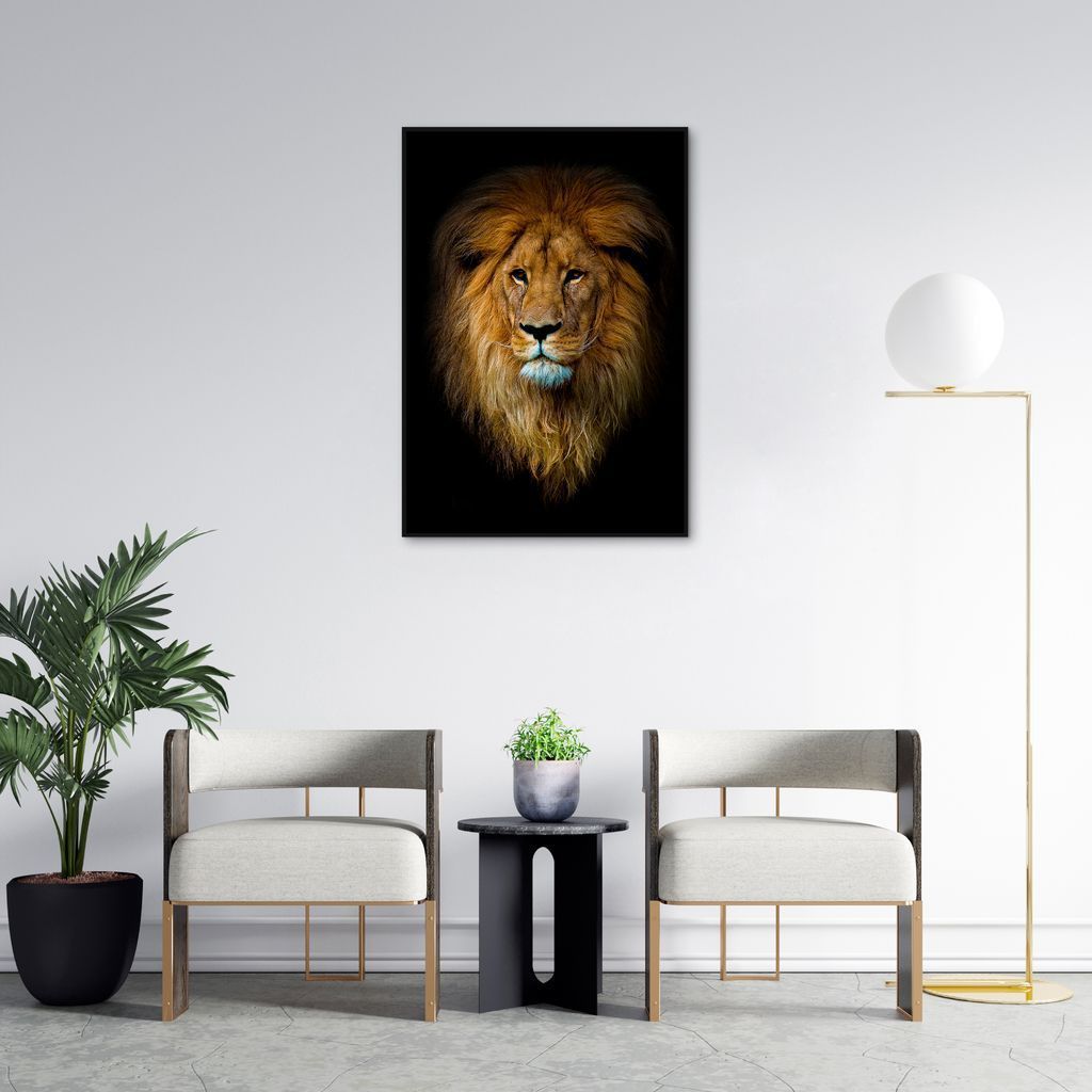 Quadro Leão de Juda 100x70 Sem Moldura