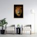 Quadro Leão de Juda 43x30 Caixa Marfim