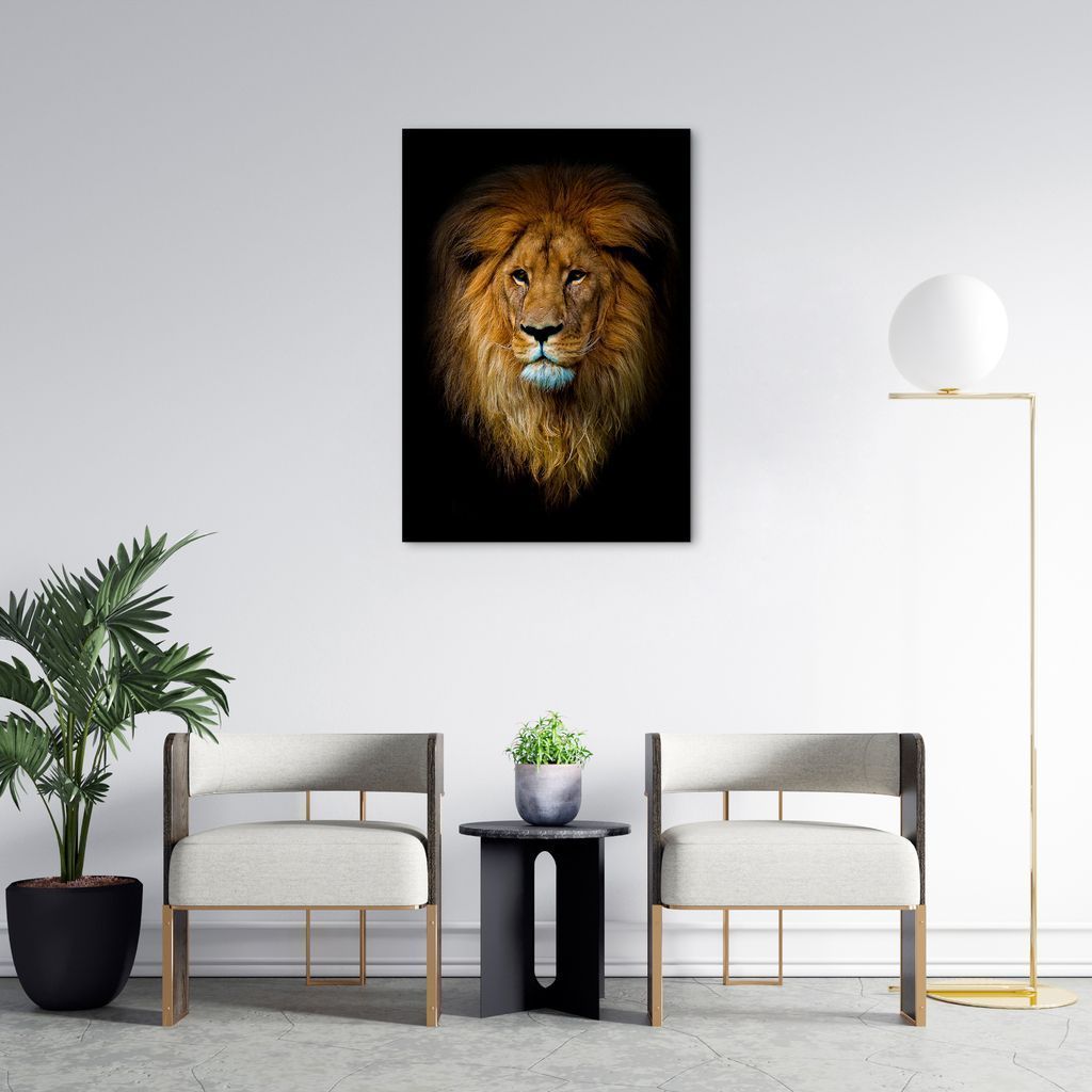 Quadro Leão de Juda 86x60 Sem Moldura