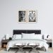Quadro Leão e Leoa 142x100 2-100x70 Caixa Marfim