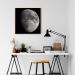 Quadro Lua 43x43 Filete Marfim