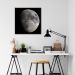 Quadro Lua 86x86 Filete Marrom