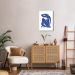 Quadro Matisse Blue Woman 43x30 Filete Branco