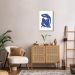 Quadro Matisse Blue Woman 60x43 Filete Marfim
