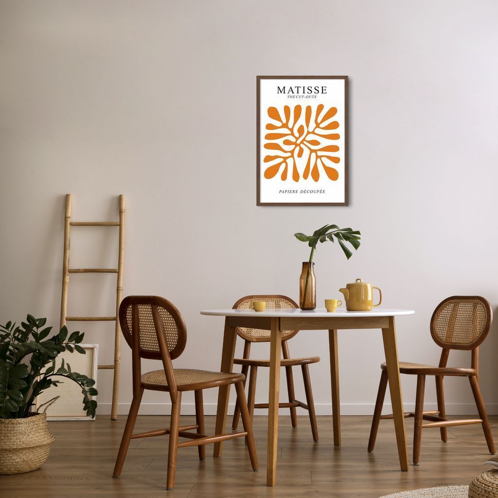 Quadro Matisse The Cut-outs 100x70 Caixa Marrom